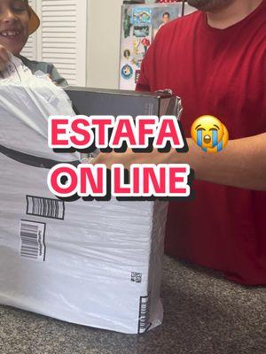 ME ESTAFARON ON LINE 😔😭😡 le pedi un regalo a mi esposa y me llego esto #estafasenlinea #cuidado #pobredemimujer #losientocariño #mujeres #triste #estafa