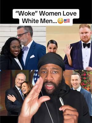 “Woke” Women Love White Men…😳🇺🇸 #maga #america #trump #kamala 