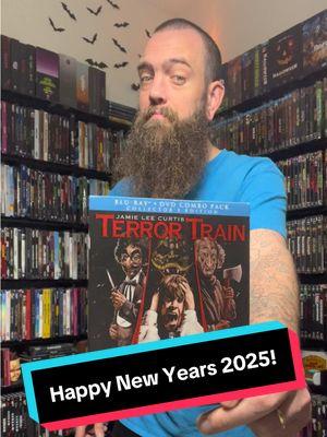 It’s our first official post of 2025. We’re brining in the new year with a New Year’s Eve slasher film staring Jamie Lee Curtis.  . It’s been awhile since I’ve watched this but I remember enjoying it and really digging the atmosphere in it. I love horror movies that are kind of claustrophobic, this one taking place on a train is very tight quarters. . Super excited to revisit this one. Has anyone seen it? What does everyone think about it? 🚂🍿🎬🎞️🎥 . #terrortrain #jamieleecurtis #slasher #slasherfilm #horror #horrormovies #newyears 