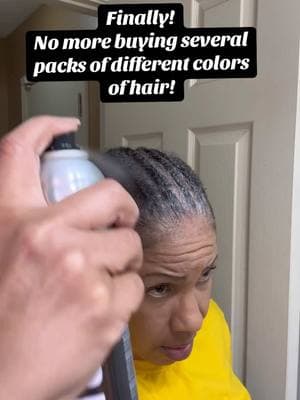 Finally, you don't have to buy several packs of different colors of hair. #naturalhair #braids #hairinfluencer #hair #blackhair #crochethair #naturalhair #fyp #foryoupage 