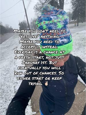 First run of 2025 ✅ like running in a snow globe. Anyway, happy new year! #happynewyear #januaryfirst #capricorn #motherrunner #MomsofTikTok #boymom #hockeymom #runtok #runnergirl #michiganrunner #runmomrun #goforarunwithme 