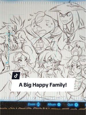 Happy New Years Everyone!  Here’s a special greeting from our favorite found family! Seems like Link and Zelda are struggling to capture the perfect picture with their family. Heh!  #legendofzelda #legendofzeldatearsofthekingdom #legendofzeldabreathofthewild #tearsofthekingdom #breathofthewild #ageofcalamity #botw #totk #zeldamemes #zeldatok #princesszelda #link #teba #riju #yunobo #princesidon #tulin #artistsoftiktok #fyp #fypツ #foryou #zeldafandom 