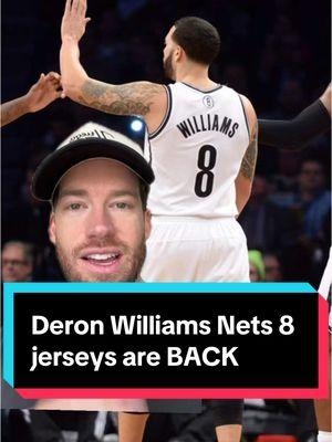 Deron Williams jersey holders where you at 📈😂 Ziaire Willaims is switching to 8 #NBA #brooklynnets #deronwilliams #ziairewilliams #nbajerseys #nbahistory #newjerseynets #netsbasketball 