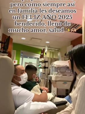 Feliz año 2025 ✨#felizaño #bebearcoiris🌈 #estadosunidos🇺🇸 #bebeprematuro #nicubaby #paternidad #latinosenusa 