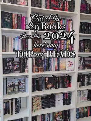 My Top Reads of 2024!
 I read 189 books last year, and here are my Top 24 reads! The top 10 are in order, but all the rest are in no particular order ❤️
 ✨️ What was your top read of 2024?!? #2024readingwraup #readingwrapup #2024wrapup #2024wrapped #yearlywrapup #topreadsof2024 #chloewalsh #rinakent #navessaallen #ashleymunoz #britbenson #gianadarling #ellekennedy #sarahjmaas #favoritebooksof2024

#yearlywrapup #topreadsoftheyear #topbooksoftheyear #spicybooktok #spicybooks #romancebooktok #romancebooks #romancebooktoker #romancereader #romancereadersoftiktok #aliciakayreads 