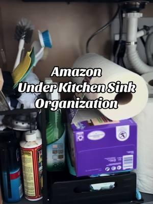 All linked 🔗 in my Amazon storefront🤍 so happy with this transformation!! #amazonorganization #undersinkorganization #fyp #cleaning 