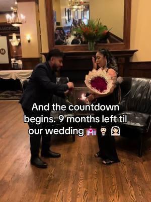 9 months left til the wedding can u believe it 😭😍♥️ #annamvze #inlove #coupletok #couplegoals #2025bride  #2025wedding 