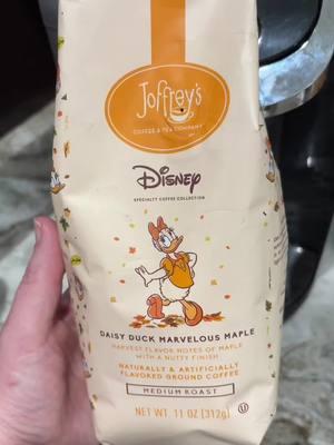 Trying my new coffee @Joffrey’s Coffee #coffee #disney #daisy #letstryit #sogood #maple 