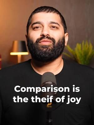 Comparison is the thief of joy... #muslimlifecoach #spirtualgrowth #purpose #islamicreminder 