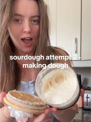 we’re backkkk for attempt #2 😤😤😤 how do we feel about Mr. Shaggy???? I kind like the name 🤷‍♀️ #sourdough #sourdoughbread #sourdoughtok #sourdoughforbeginners #sourdoughtiktok #feedingsourdoughstarter #makingsourdough 