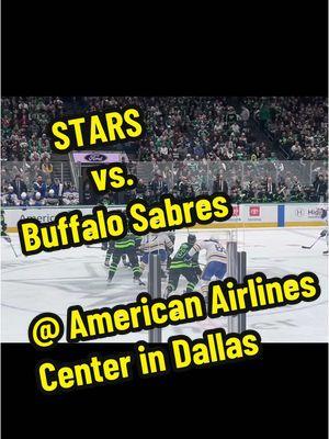 STARS vs. Buffalo Sabres at the #americanairlinescenter #hockeygame #hockey #dallasstars #buffalosabres I had fun at my first hockey game ever lol #firsthockeygame next stop…MAVERICKS GAAAAAME!!! 