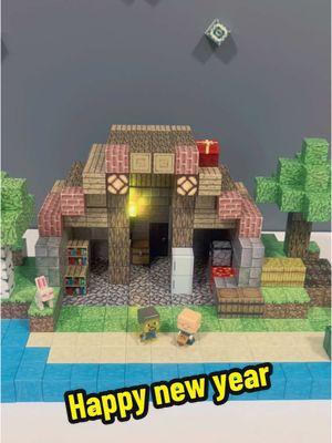 New year, new house builds. Happy new year everyone 🎁🎉#minecraftmemes #newyear #buildingblocks #minecraftbuilding #minecrafthouse #minecraftideas #magneticcubes #toys #asmrsounds #usa🇺🇸 