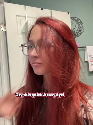 Only used half a bottle and way less time! #hairdye #red #burgundyhair #burgundy #hairdyeshampoo #foryou #foryoupage #newyearsale #deals #dealsforyou #shampoo #dye #farndu #farndushampoo #3in1 #shine #moisturize #arganoil #bubblehaircolor #apply #rinse #easy 