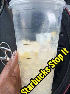 @Starbucks why do you guys do us like this? More ice than beverage. From now on? Just make mine workout ice. Smh…#starbucks #chesapeake #2024draft #lemonaderefresher