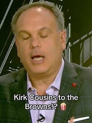 Mike T says #KirkCousins will join the #Browns and take them to the #AFC Championship in 2025 😯 #NFL #Cleveland #qb