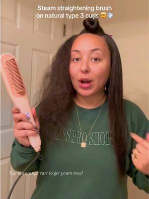 Using water to straighten my curly hair 🤯 #hairtutorials #hairstyle #hairstyles #easyhairstyles #straighteninghair #curlyhair #curls #naturalhair #curlytostraight #straighteningcurlyhair #bighair #hairgoals #longhair #wavytalk #shinyhair #hairtutorial