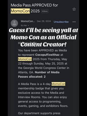 Perfect way to start off the new year!!!! Thank u for the blessings!!! And we kicking off the new year just right!!! #momocon#momocon2024#blerd#animeconvention#anime#fypシ#animefypシanime#weeb#weebtiktok