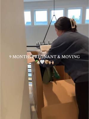 MOVING DAY VLOG PART 1!📦🙌🏼 🤭 Packing up the baby’s room the morning the movers arrived to get all the big stuff 💪🏼 Brooks has enough change coming this month, so I waited to pack his room until today! #newhome #nestwithme #pregnanttiktok #familyhome #momtok #thirdtrimester #moving #nestingmode 