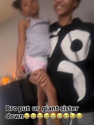 Like bro she bigger then Me 😭😭😭#agegapsiblingbondingcheck #foryou #Foryoupage #Fyp #khaleesi #fypシ #brothersisterlove #Siblings #siblingcheck #Siblings-love #brother sister  #brothersisterlove    #babygirl #explorepage #Explore #reels #blackbabies #onlygirl #lilsis #brother #Siblingbond #Sibling #siblinggoals #brother-bond.