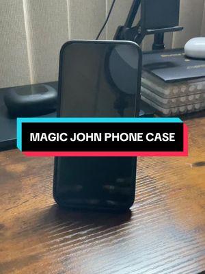 @MAGICJOHN.OFFICIAL phone case with a stand connected to it is a WIN!! #phonecase #magicjohn #tiktokmademebuyit #phonestand #magsafe #magsafecase #phonemusthaves #musthaves #phoneessentials 