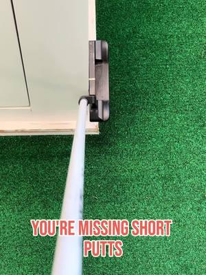 Here's the reason you miss putts...especially the short ones. AND here's the fix. #golf #golfswing #golflife #golftips #golfcourse #golfing #golfer #golfr #golfaddict #golfstagram #golfclub #golfpro #golfislife #golfinstruction #swing #golfdrills #coaching #coach #instructor #juniorgolf #golfdigest #golfchannel #topgolf #pga