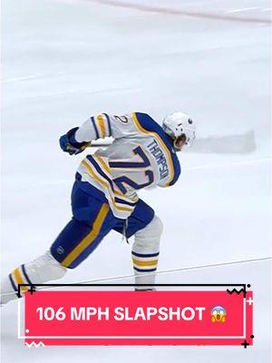 Broke his own record for hardest shot this season 😳 #NHL #hockey #hockeyplayer #slapshot #record 