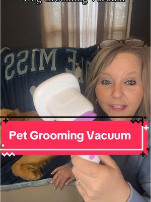 Cut down on the pet hair and allergies with this dog grooming vacuum. #doggrooming #dog #petvacuum #petgrooming #petgroomer #grooming #pets #PetsOfTikTok #fyp 