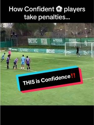 Will you do this the next time you take a penalty? #profootballtraining #yourpathwaytoprofootball #panenka 