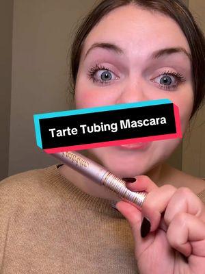 The way this makes me actually have lashes is crazy #tarte #tartetubingmascara #tubingmascara #tartelette #mascara #makeup 