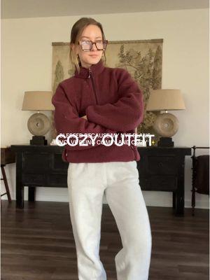 If it doesn’t involve being comfy and cozy, I don’t want itttt 🙅🏼‍♀️ #cozyvibes #nyeoutfit #realisticoutfits #comfyandcute #loungewear #aritzia #aritziastyle #slowlife #slowliving  @Aritzia 