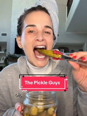 Tasting the @The Pickle Guys 👏🏻🤤 THANK YALL! And happy new year! #pickles #tastetest #review #newyear #asmr #fyp #foodtiktok #mukbang 