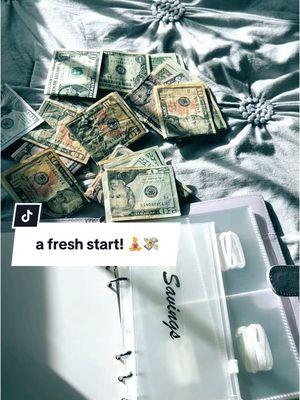 a fresh start to 2025! 💸🧘‍♀️ - #fyp #viral #budgetbook #blowup #2025 #freshstart #purple #100envelopechallenge #money -