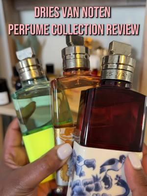 Perfume names below 👇🏾  Soie Malaquais  Neon Garden Camomille Satin #luxuryperfume #luxuryshopping #driesvannoten #soiemalaquais #signaturescent @driesvannoten  Luxury fragrances for women Pretty perfume bottle #creatorsearchinsights 