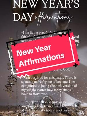 New Year Affirmations Thank you, @jivory #HappyNewYear  #2025  #IAffirm  #Affirmations  #SpeakIntoExistence 