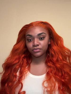 Happy New Years 🥂🎉  Use Code: XM10  30 Inches 13x6 HD Lace Front Wig Orange Color Only $179 @Hot Star Hair @Hotstarhair.com Link In My Bio #hotstarhair #fyp #viral #gingerwig #2025 #newyears 