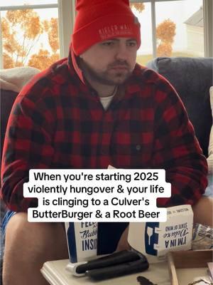 Cheers to 2025 🤣🤣 #wisconsin #drinkwisconsinbly #hungover #comedy #hangover #newyears #neeyearseve #wisconsincheck #ope #culvers #culverscrew #wisco #fyp 