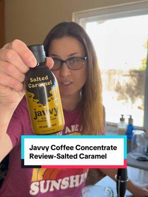 This is my first taste of the Javvy Coffee Concentrate I ordered. I am starting with the salted caramel flavor and I really like it! It has a very smooth taste and it isn’t bitter at all! It gave me a good pick me up too! I will get about 18 servings per bottle so it costs me just over a buck per drink! I will take it!#CapCut #javvycoffee #javvycoffeeconcentrate #javycoffee #afternoonpickmeup #coffeeaddiction #MomsofTikTok #momsover40 #womenover40 #momsoftiktokclub #honestreview #honestreviews #momfriends #sorrystarbucks   