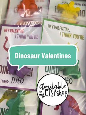 #dinosaurvalentine #dinosaurcrayons #noncandyvalentine #etsy #krayonqueen 