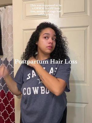 As someone who’s hair is part of what makes them them, dealing with hair loss and just overall defeat when getting ready just sucks! This year I will try to embrace my hair in every stage of its healing! And I hope I can find myself underneath what I once knew ❤️ #pphairloss #curlyhairtips 