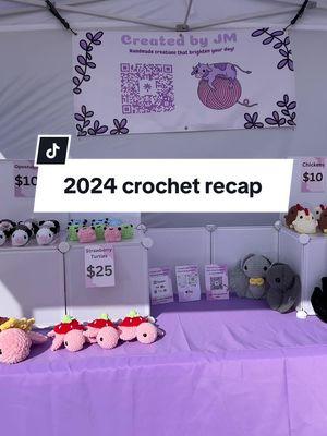 My 2024 recap, crochet version 🥹 i have come such a long way in 2024 and have so much to be proud of with my small business. I have come such a long way and have grown so much since my start in 2020. J cant wait to see what the new year holds. Thank you to the ones who support me throughout my crochet journey! Happy New Year, and cheers to 2025 🥂🎉 #crochetrecap #crochetplushies #2024recap #2024recaptemplate #crochetsmallbusiness #crochetplushieshop #crochetshop #happynewyear #newyear2025 