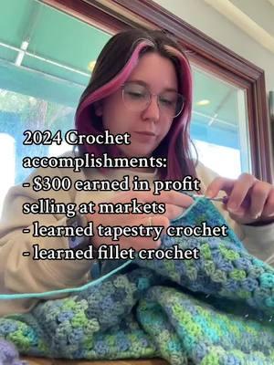 Recorded during today’s monthly business date. 🧶🤓 #crochet #crochetersoftiktok #crochetok #2025goals 