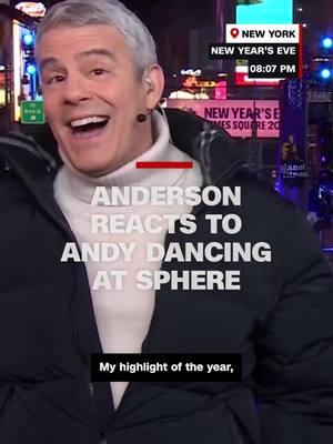 Dance like nobody’s watching! We love you @bravoandy 🥳 . We should all aim to have as much fun and a more positive vibe in 2025! . . Well everybody’s dancin’ in a ring around the sun Nobody’s finished, we ain’t even begun!!! A concertgoer captured video of Andy Cohen cutting loose at a Dead & Company gig in Las Vegas. Anderson was not impressed.  #cnnnye #deadandcompany #andycohen #andersoncooper