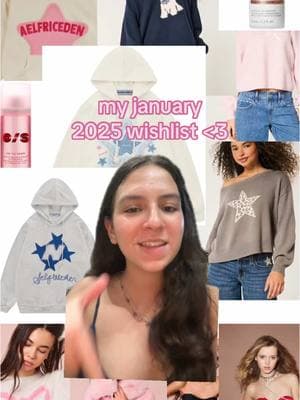 january 2025 wishlist expect a haul soon (i hope) #Wishlist #wishlistideas #shopping #haul #clothes #makeup #greenscreen #aelfriceden @hollister @ONE SIZE BEAUTY @Olaplex 