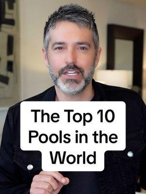 Here are the 10 best pools in the world. Let me know which is your favorite. #pools #poolsofinstagram #poolsidevibes #outdoorluxury #vacationgoals #luxuryhomedesign #backyardgoals 