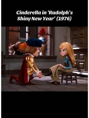 Cinderella in ‘Rudolph’s Shiny New Year’(1976) 🎇 Happy 2025 everyone! Thank you all for another year of following me although posts were so sparse. I remember being so excited the first time I saw this sequel to ‘Rudolph the Red-Nosed Reindeer’ and Cinderella popped up when Rudolph and friends visited a fairytale island in search of a loose Baby New Year. It was unexpected yet welcome, but I’m still bitter they only showed the seven dwarfs’ cottage and no Snow White? Whatever, I’ll take this small but uber cute moment gladly. #cinderella #vintage #rankinbass #happynewyear #rudolphsshinynewyear #rudolphtherednosedreindeer