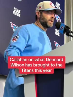 #Titans HC Brian Callahan praises DC Dennard Wilson. #tennesseetitans #briancallahan #dennardwilson #nfltiktok #nflcoach #atozsports 