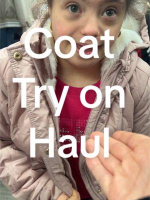 #tryonhaul #coats #kids #shopwithme #shopping #downsyndrome #downsyndromeawareness #downsyndromerocks #sister #sisters #jacket #winter 