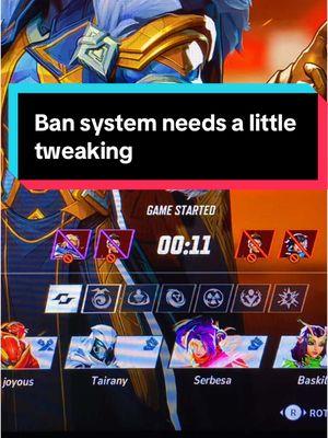 Just a little tweaking of the ban system would make things better💯 #marvelrivals #marvel #hawkeye #hela 