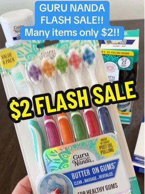 DO NOT MISS OUT ON THIS FLASH SALE!  The items are selling so quickly and if you wanna take care of your oral health in 2025 Then a great place to start is with this huge GuruNanda sale!! ##gurunanda##gurunandaoilpulling##gurunandaproducts##oilpulling##toothbrush##oralcare##tiktokshopyearendsale##newyearnewaura##newyearnewme##tiktokshopsale