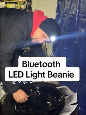 Bluetooth Beanie with Music & LED Light. #bluetoothbeanie #bluetoothhat #musicbeanie #flashlighthat #flashlightbeanie #giftsforhim #giftidea #beanies 